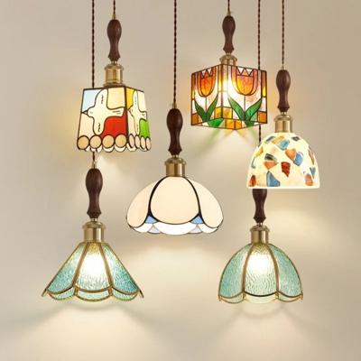 TiffanyGlow Vintage Glas LED Hanglamp