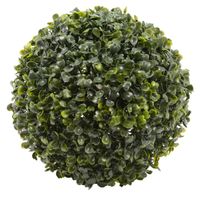 Buxus bol kunstplant - D36 cm - groen - kunststof - thumbnail