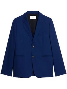 AMI Paris blazer à simple boutonnage - Bleu