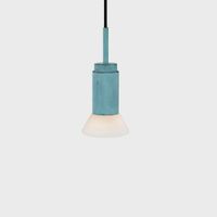 Anour Donya Onyx Trapeze Hanglamp - Witte kap - Geoxideerd koper