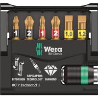 Wera Bit-Check 7 Diamond 1 05073419001 Bitset 7-delig Wera Bit-Check 7 Diamond 1 05073419001 Bitset 7-delig