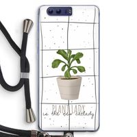 Kamerplant op vensterruit: Honor 9 Transparant Hoesje met koord