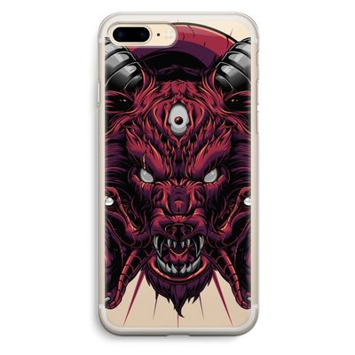 Hell Hound and Serpents: iPhone 7 Plus Transparant Hoesje