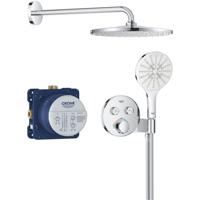 Inbouwdoucheset - Alle straalsoorten - Thermostatische mengkraan - GROHE - 34877000 - Grijs Inbouwdoucheset - Alle straalsoorten - Thermostatische mengkraan - GROHE - 34877000 - Grijs