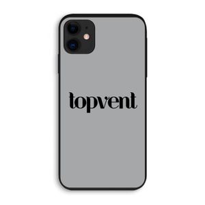 Topvent Grijs Zwart: iPhone 11 Biologisch afbreekbaar hoesje
