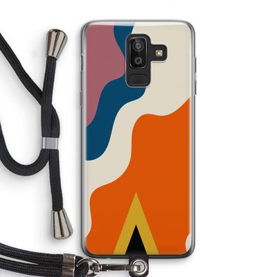 Noor A: Samsung Galaxy J8 (2018) Transparant Hoesje met koord