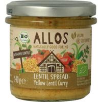 Allos Linzenspread gele curry bio Allos Linzenspread gele curry bio