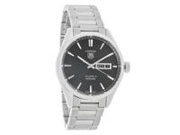 TAG Heuer Carrera dagdatum stalen zwarte wijzerplaat automatisch herenhorloge WAR201A.BA0723