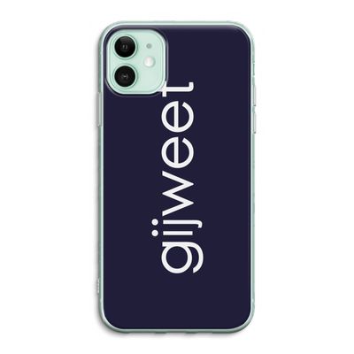Gijweet: iPhone 11 Transparant Hoesje