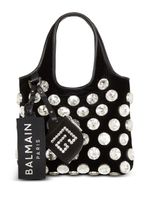 Balmain sac cabas à ornements en cristal - Noir - thumbnail