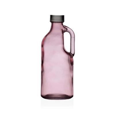Waterfles Versa Roze Glas Aluminium