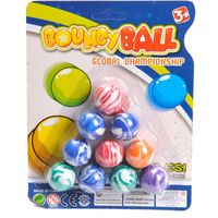 gekleurde stuiterballen, 10 stuks
