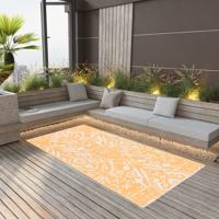 VidaXL Buitenkleed arakil 160x230 cm pp oranje en wit