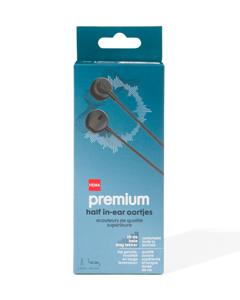 HEMA Oortjes Half In-ear Premium Zwart