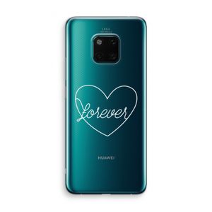 Forever heart pastel: Huawei Mate 20 Pro Transparant Hoesje