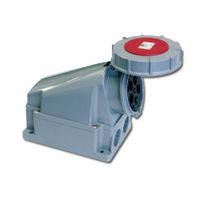 CEE Wandcontactdoos 63A 250V 3-polig IP67 Keraf