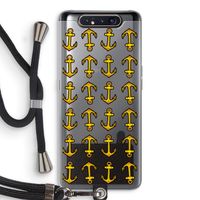 Musketon Anchor: Samsung Galaxy A80 Transparant Hoesje met koord Musketon Anchor: Samsung Galaxy A80 Transparant Hoesje met koord