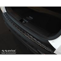 Zwart RVS Bumper beschermer passend voor Hyundai Hyundai Tucson 2020-'Ribs' AV245021