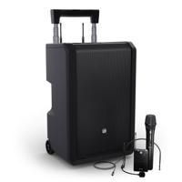 LD Systems ANNY 10 HBH2 B6 mobiele accu speaker met draadloze microfoon & headsetmicrofoon