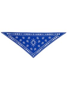 Marcelo Burlon County of Milan foulard à motif bandana - Bleu