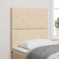 Stoffen Hoofdbord Geometrisch met hoofdeinde Crme 80 cm Stof Stoffen Hoofdbord Geometrisch met hoofdeinde Crme 80 cm Stof