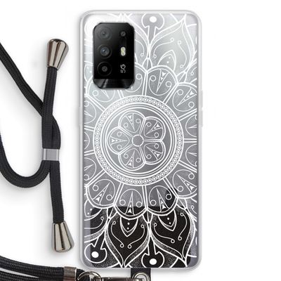 Roses Are Red: Oppo A95 5G Transparant Hoesje met koord