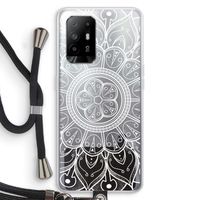 Roses Are Red: Oppo A95 5G Transparant Hoesje met koord