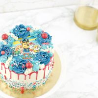 Driptaart met Paw Patrol Logo Driptaart met Paw Patrol Logo