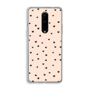 Kleine kattenkopjes: OnePlus 8 Transparant Hoesje