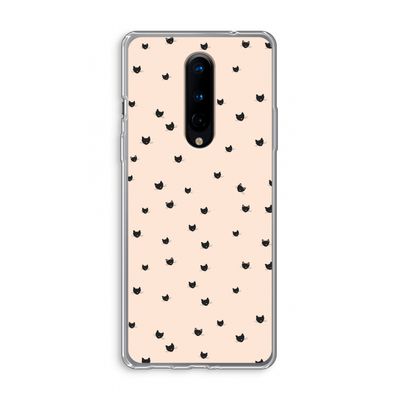Kleine kattenkopjes: OnePlus 8 Transparant Hoesje