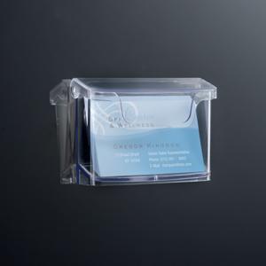 Sigel si-lh326 buitenvisitekaarthouder wandmodel 105x76x45mm transparant acryl