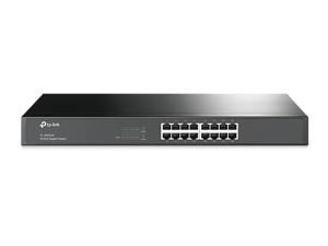 TP-LINK TL-SG1016 Managed L2 Gigabit Ethernet (10/100/1000) Zwart