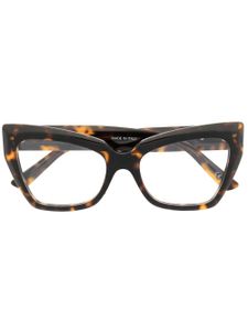 Balenciaga Eyewear lunettes de vue à monture papillon - Marron