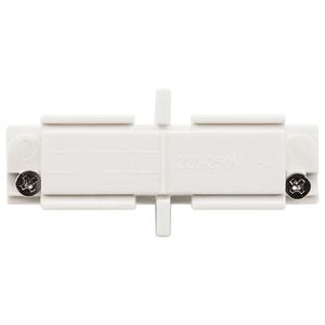 SG Shopline spanningsrail 3-fase Connector Geïsoleerd Wit