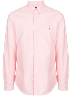 Polo Ralph Lauren chemise en coton à motif Polo Pony - Rose