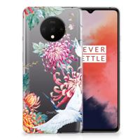 OnePlus 7T | TPU Hoesje | Bird Flowers