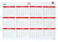 Jaarplankalender 2026 quantore 48x68cm | 10 stuks