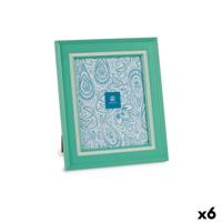 Fotolijsten Gift Decor Groen Kristal Plastic (6 Stuks)
