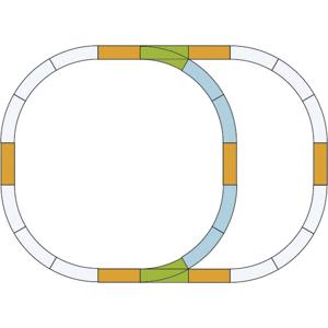 G Piko rails 35302 Uitbreidingsset 600 mm 1 set(s)