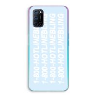 Hotline bling blue: Oppo A52 Transparant Hoesje