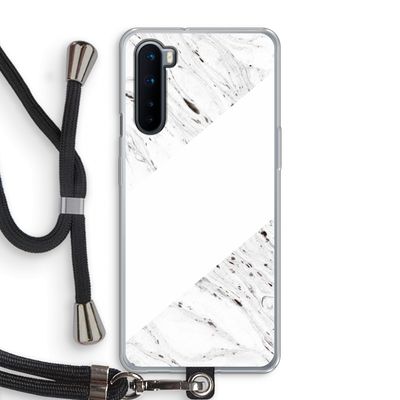 Biggest stripe: OnePlus Nord Transparant Hoesje met koord