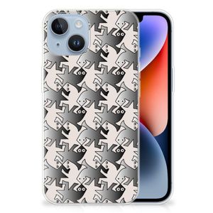 Apple iPhone 14 TPU Hoesje Salamander Grey