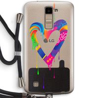 Melts My Heart: LG K10 (2016) Transparant Hoesje met koord