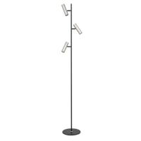 Highlight VloerlampTrend 3-lichts zwart met nikkel - V4733.30