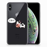 Apple iPhone Xs Max Telefoonhoesje met Naam Cow