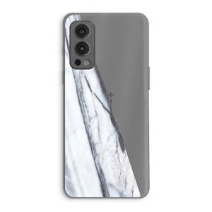 Gestreepte marmer: OnePlus Nord 2 5G Transparant Hoesje