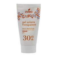 UVBIO Sunscreen face gel bio SPF30 30 Milliliter