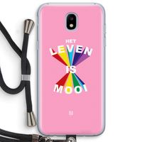 Het Leven Is Mooi: Samsung Galaxy J5 (2017) Transparant Hoesje met koord