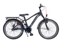 Aldo 20 inch peak 2.0 fiets alu mat zwart/rood