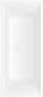 Villeroy & Boch Subway 3 0 inbouwbad 2-persoons 180x80cm glans wit alpin quaryl incl. afvoer met bodem-vulcombinatie wit